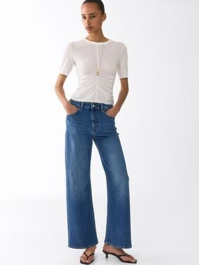 H&M Harper High Rise Wide Leg Jeans – EU 36 / US 4 – Like New